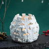 White Acorn Leaf Lantern Tealight holder White Acorn Leaf Lantern Tealight holder