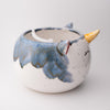 Unicorn Yarn Bowl - White with colorful accents Unicorn Yarn Bowl - White with colorful accents