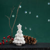 Christmas Village White Tree with Star Ornament Christmas Village White Tree with Star Ornament