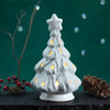 White Tree with Star Lantern, Candle Holder, Cozy Holiday Luminary White Tree with Star Lantern, Candle Holder, Cozy Holiday Luminary