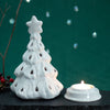 Green Tree with Star Lantern, Candle Holder, Cozy Holiday Luminary Green Tree with Star Lantern, Candle Holder, Cozy Holiday Luminary