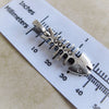 Large Fish bone Pendant, Greek Mykonos Casting Metal Fishbone Bead Charm Silver Plated Beach jewelry craft supplies (1 piece) Large Fish bone Pendant, Greek Mykonos Casting Metal Fishbone Bead Charm Silver Plated Beach jewelry craft supplies (1 piece)