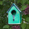 Ceramic Hanging Mint Green Blue Bird House Ceramic Hanging Mint Green Blue Bird House