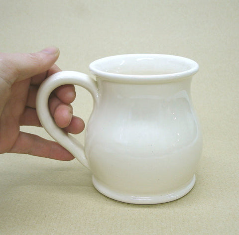 White Ceramic Coffee Cup, Mug Handmade Modern Minimalist kitchen