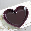 Eggplant Purple heart wedding ring holder