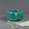 Emerald Green Yarn bowl, Knitting Bowl, Yarn holder by BlueRoomPottery Emerald Green Yarn bowl, Knitting Bowl, Yarn holder by BlueRoomPottery