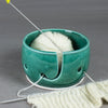Emerald Green Yarn bowl, Knitting Bowl, Yarn holder by BlueRoomPottery Emerald Green Yarn bowl, Knitting Bowl, Yarn holder by BlueRoomPottery