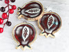 Red Pomegranate ceramic hanging Ornament Red Pomegranate ceramic hanging Ornament