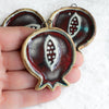 Red Pomegranate ceramic hanging Ornament Red Pomegranate ceramic hanging Ornament