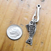 Greek Mykonos Fish and fishhook toggle clasp Greek Mykonos Fish and fishhook toggle clasp