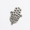Antique Silver Hamsa Hand pendant, Hand of Fatima charm, Greek Quality jewelry making supplies Antique Silver Hamsa Hand pendant, Hand of Fatima charm, Greek Quality jewelry making supplies