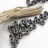 Mykonos Greek Ceramic 6X4mm Mini Tube Beads, 30 Gray Ash Grey Mykonos Greek Ceramic 6X4mm Mini Tube Beads, 30 Gray Ash Grey