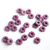 15 Mykonos Greek Ceramic Beads, Tiny Gear, Radiant Orchid Purple MB2 15 Mykonos Greek Ceramic Beads, Tiny Gear, Radiant Orchid Purple MB2