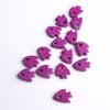 Tiny Greek Fish, Mykonos Ceramic Beads, Purple Fuchsia, DIY pendant (10 pack) MB17 Tiny Greek Fish, Mykonos Ceramic Beads, Purple Fuchsia, DIY pendant (10 pack) MB17