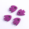 Tiny Greek Fish, Mykonos Ceramic Beads, Purple Fuchsia, DIY pendant (10 pack) MB17 Tiny Greek Fish, Mykonos Ceramic Beads, Purple Fuchsia, DIY pendant (10 pack) MB17