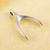Large Wishbone Pendant, Double sided European Charm Large Wishbone Pendant, Double sided European Charm