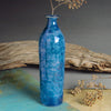 Deep Ocean Blue Handmade Pottery Straight Bottle Deep Ocean Blue Handmade Pottery Straight Bottle
