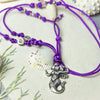 Mermaid Necklace with Macrame Knot Mermaid Necklace with Macrame Knot