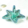 Emerald Green Starfish Ring Holder Emerald Green Starfish Ring Holder