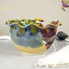 Ceramic Yarn Bowl, Hand made Knitting bowl, Unique Orange Yellow Blue Purple Lime Green Ceramic Yarn Bowl, Hand made Knitting bowl, Unique Orange Yellow Blue Purple Lime Green