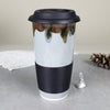Grey Goldstone Travel Mug with Silicone Lid Grey Goldstone Travel Mug with Silicone Lid