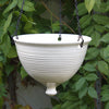 Large White Ceramic Hanging Planter, flower pot Large White Ceramic Hanging Planter, flower pot