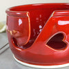 Red Heart Yarn Bowl with lip Red Heart Yarn Bowl with lip