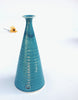 Wheel thrown Turquoise Blue Bottle, Simple Modern Wheel thrown Turquoise Blue Bottle, Simple Modern