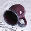 Eggplant Purple Coffee mug with beautiful drips Eggplant Purple Coffee mug with beautiful drips