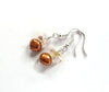 Golden Pearls & Citrine Sterling Silver Earrings Golden Pearls & Citrine Sterling Silver Earrings