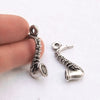 Greek Mykonos Casting Metal Saxophone Music Charm Pendant (1 piece) Greek Mykonos Casting Metal Saxophone Music Charm Pendant (1 piece)