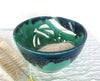 Dragonfly Yarn Bowl, Mint Green Blue, crochet bowl, knitter gift