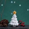 Christmas Village White Tree with Star Ornament