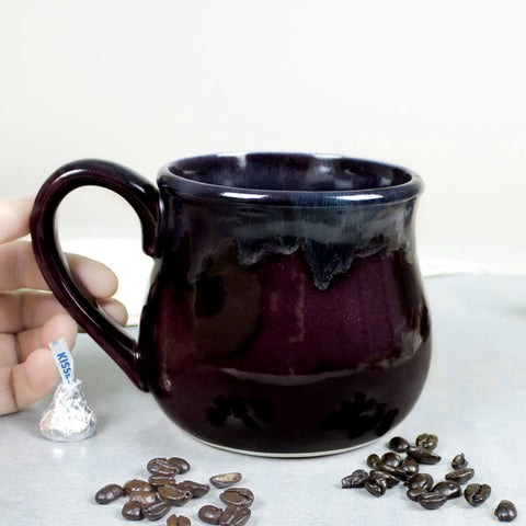 Large 22oz. Eggplant purple Coffee Mug