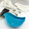 Personalized Turquoise Birdie Dish