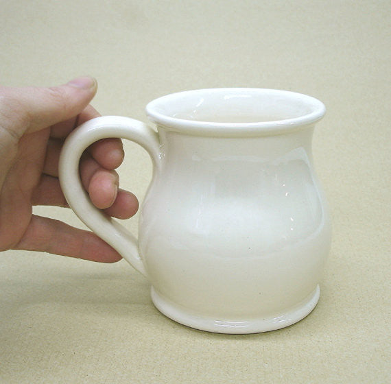 Eggplant Purple Ceramic Coffee mug, tea cup by BlueRoomPottery