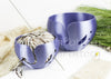 Large Yarn bowl leaf Big cake Knitting Bowl 3D printed eco friendly plastic Lavender blue