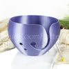 Large Yarn bowl leaf Big cake Knitting Bowl 3D printed eco friendly plastic Lavender blue