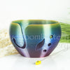 Yarn bowl Peacock leaf Regular Knitting Bowl 3D printed eco friendly plastic Travel Crochet bowl knitter gifts 5.5 inch Yarn holder