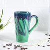 Ceramic Coffee mug, BlueRoomPottery Colorful Aqua Mint Green tea cup handmade pottery Kitchen gift