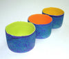 Set of 3 Ceramic Votive candle holders