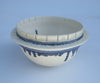 Earring Bowl with blue drip highlights