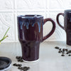 Hunter Green Ceramic Coffee Travel mug, Woodland moss glaze, black lid  pottery - BlueRoomPottery plus (+)