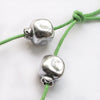 Pomegranate Silver Bead Greek Pendant, DIY jewelry making craft supplies