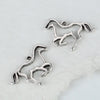 Horse Outline Pendant, Prancing Trotting horse Silhouette Charm, Greek Mykonos pendant, Southwest jewelry making