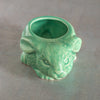 Lucky rabbit ceramic planter in mint green