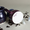 Big Old Mug, Ceramic Eggplant Purple Coffee Mug / Funny quote