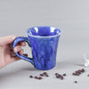 Blue Conical Coffee Mug