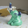 Elephant ring holder Lucky Elephant mint pastel jewelry Ring Holder Ceramic Green