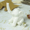 Elephant ring holder Lucky Elephant white jewelry Ceramic Ring Holder handmade pottery